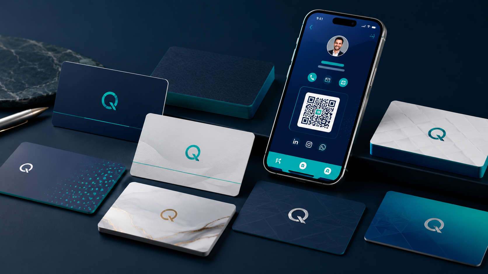 CardIQ premium business card templates