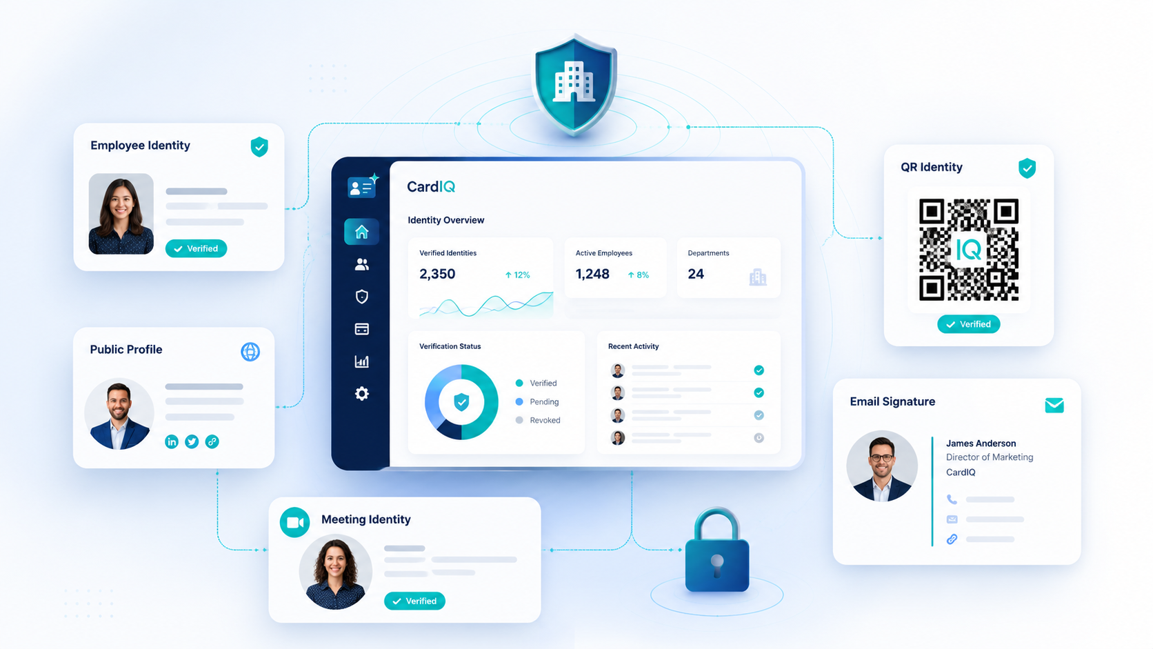 Meeting identity protection illustration