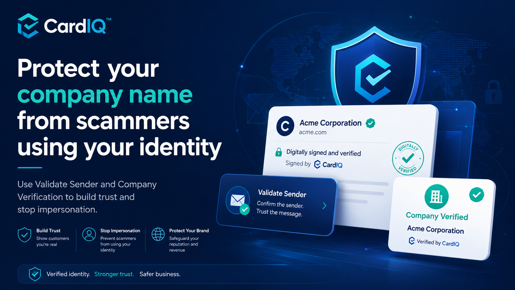 CardIQ Validate Sender identity protection