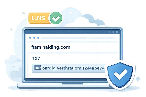 Verified domain step